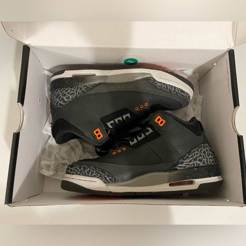 Air Jordan 3 retro night stadium/total orange-black